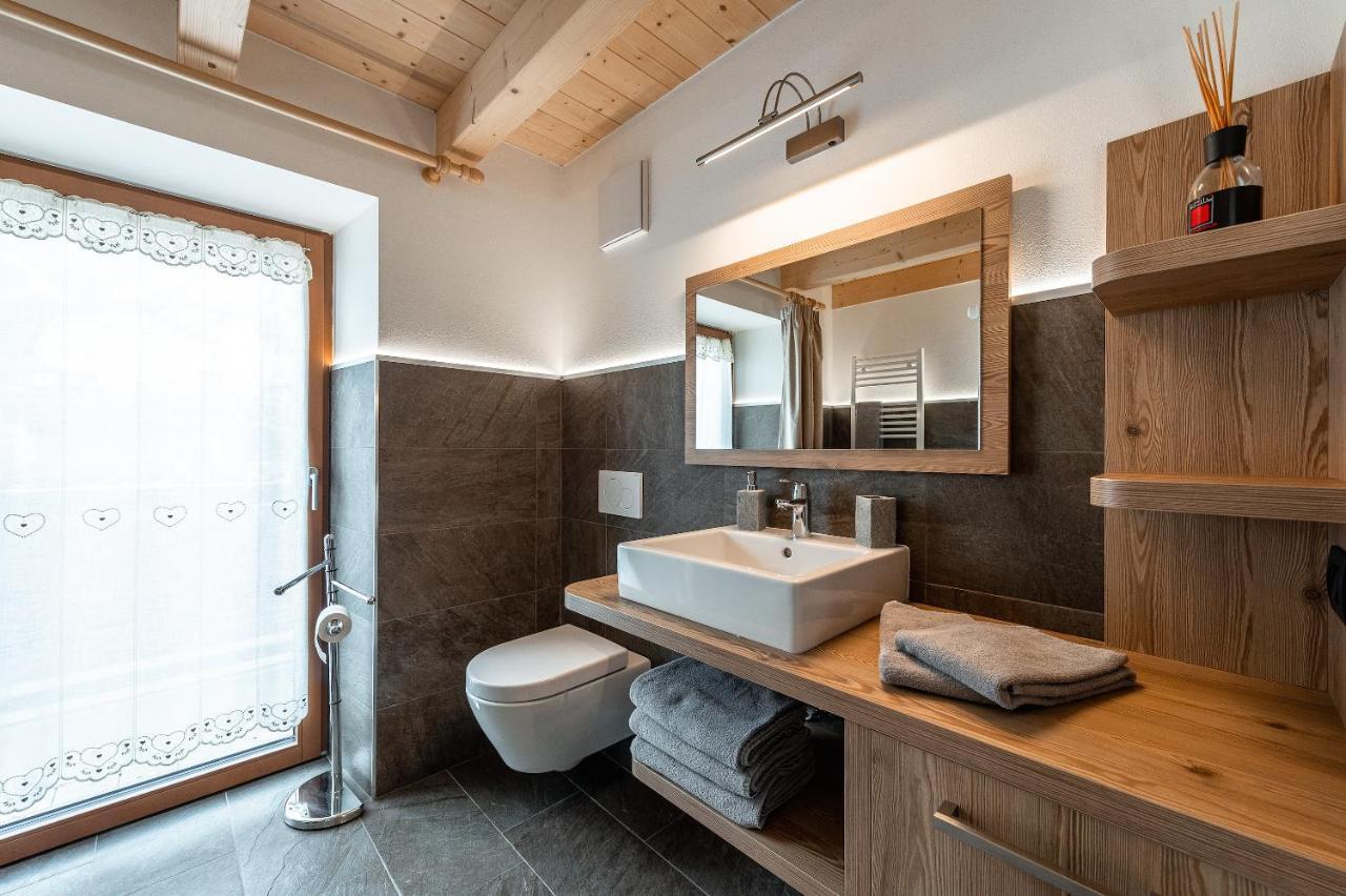 Ciasa Sas Da Le Doudesc Apartment Vigo di Fassa Bagian luar foto